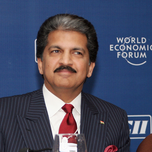 Anand Mahindra, chairman of the Mahindra Group, photographed at a World Economic Forum event